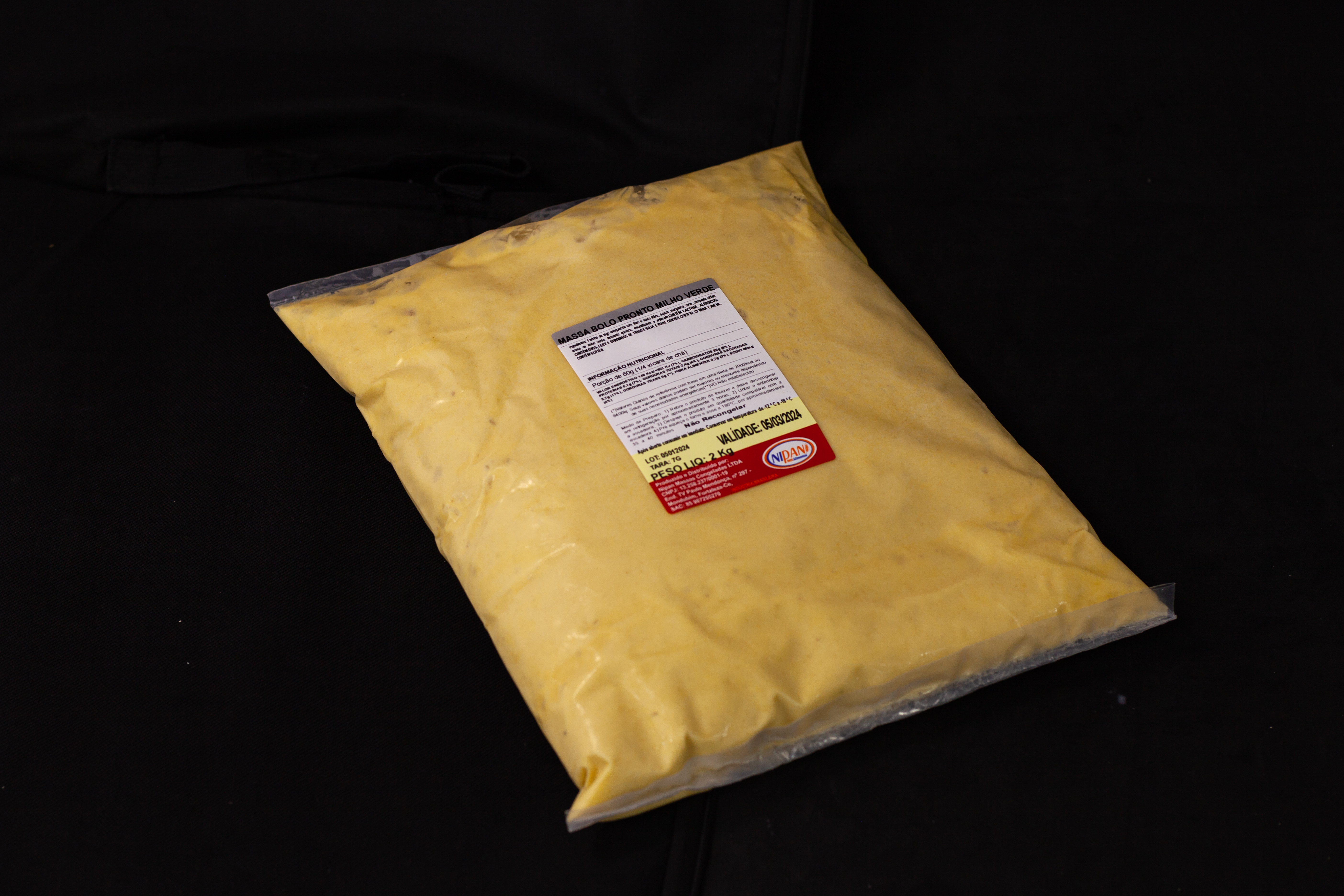 Massa de Bolo de Milho Cremoso